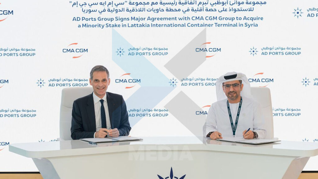 موانئ أبو ظبي تستحوذ على 20% من محطة حاويات اللاذقية