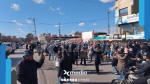 إصابات بينها حالة حرجة إثر هجوم مسلح على متظاهرين في جبلة