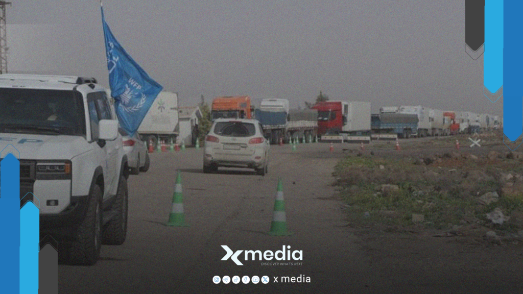 قافلة مساعدات تصل السويداء… طحين أقل من الحاجة ومخاوف من استمرار أزمة الخبز