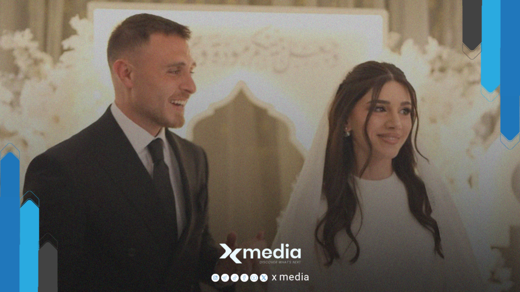 بعد عرض الزواج على الشاطئ… رامي حمدان يوثق رحلة الخاتم وكتب الكتاب مع سيدرا بيوتي