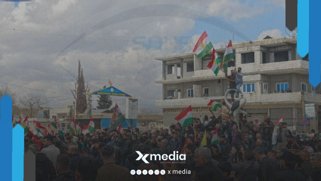 مظاهرة حاشدة في عين العرب