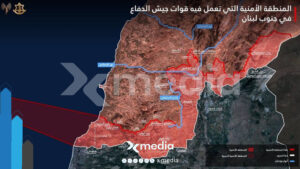 إسرائيل تنشر خارطة للمنطقة الأمنية في جنوب لبنان