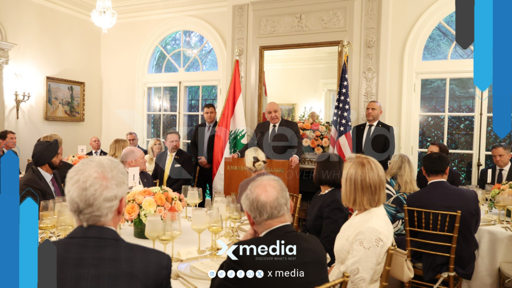 عون من واشنطن: لا أمن للبنان إلا بدولة واحدة وجيش واحد
