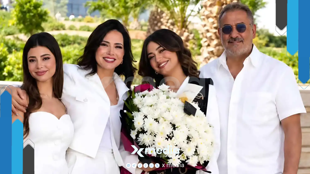 أمل عرفة وعبد المنعم عمايري يحتفلان بتخرج ابنتهما سلمى من كلية الحقوق
