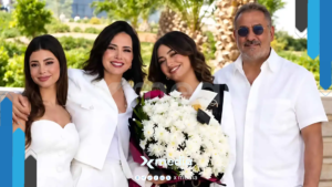 أمل عرفة وعبد المنعم عمايري يحتفلان بتخرج ابنتهما سلمى من كلية الحقوق
