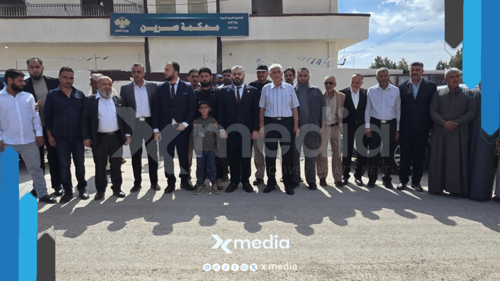“«استعراض» بحسب قاضٍ سوري.. مبنى قديم يُفتتح كمنجز جديد في صرين”